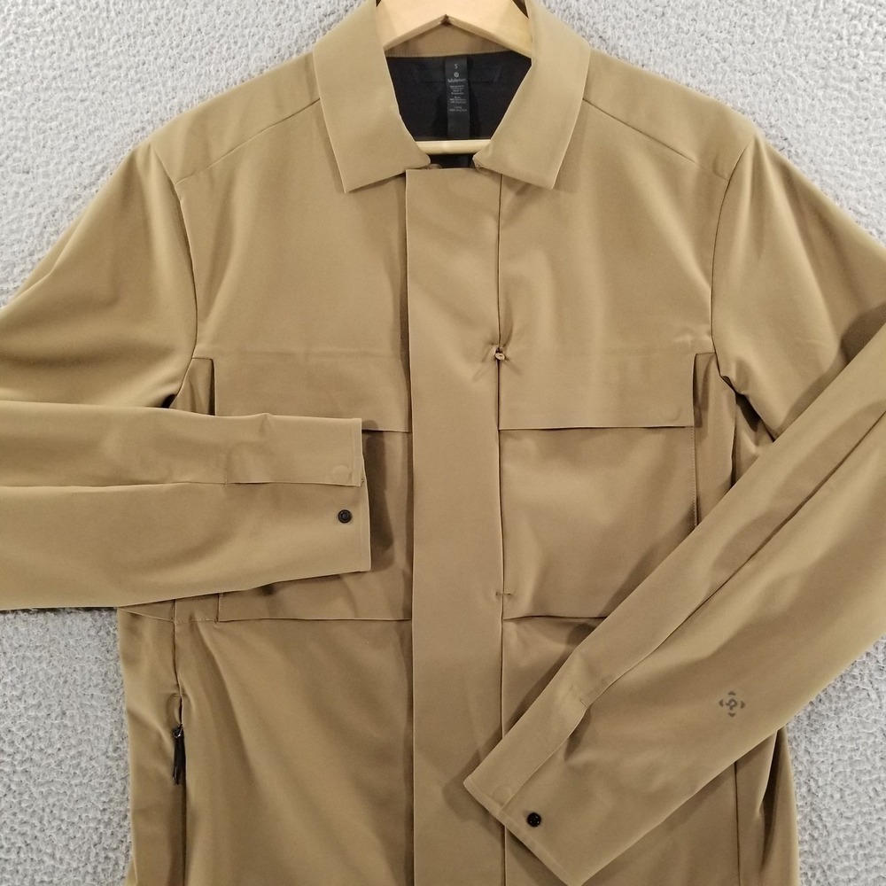 Lululemon Parkway Shirt Jacket Mens Small Biking Commute Cycling Water Repellent